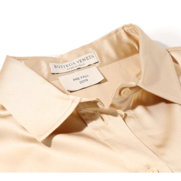 Bottega Veneta Silk Women's Long Sleeve Dress, Size 40, New with Tag. - Picture 3 of 16